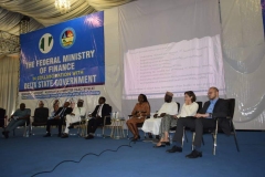 World Bank Task Team Leaders making presentations at the 2023 FAAC Retreat in Asaba, Delta State